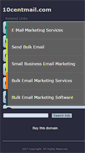 Mobile Screenshot of 10centmail.com