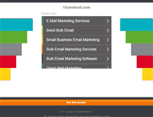 Tablet Screenshot of 10centmail.com